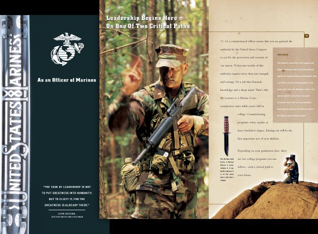 MARINES OFFICERS BROCHURE